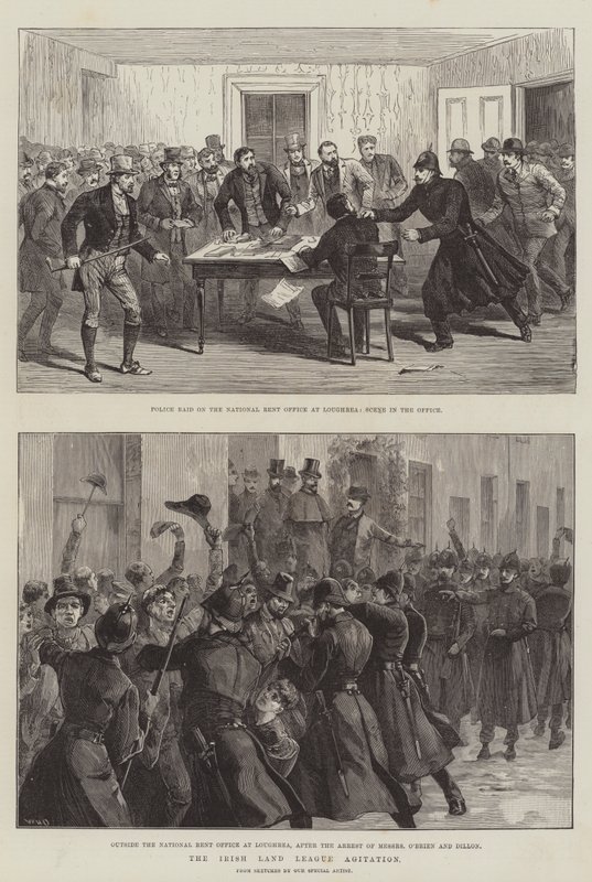 The Irish Land League Agitation by William Heysham Overend