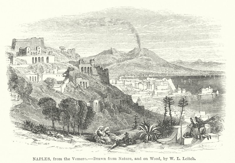 Naples, from the Vomero by William Leighton (after) Leitch