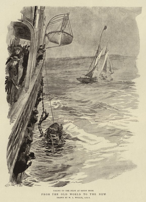 From the Old World to the New by William Lionel Wyllie