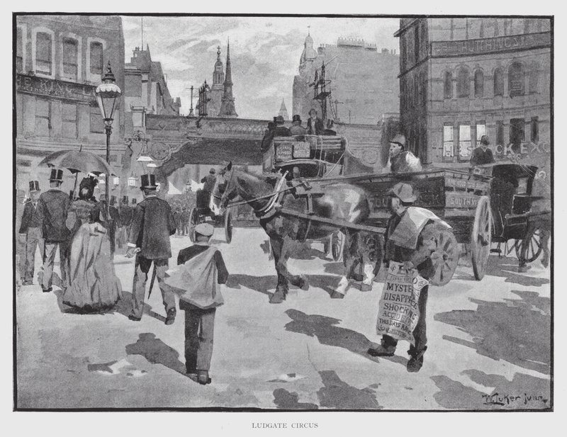 Ludgate Circus by William Luker
