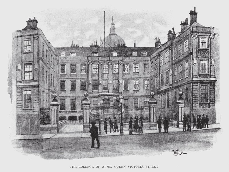 The College of Arms, Queen Victoria Street by William Luker