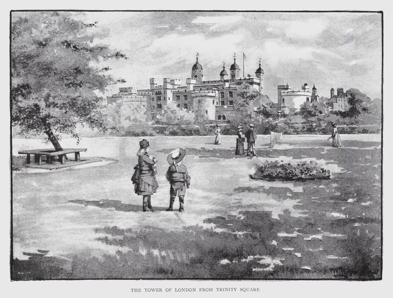 The Tower of London from Trinity Square by William Luker