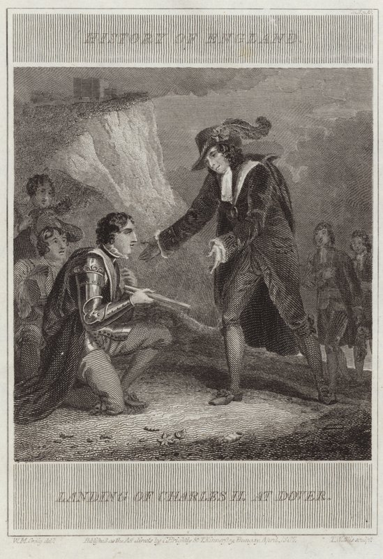 Landing of Charles II at Dover by William Marshall Craig