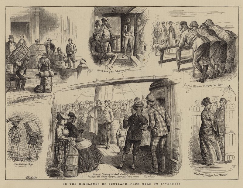 In the Highlands of Scotland, from Oban to Inverness by William Ralston