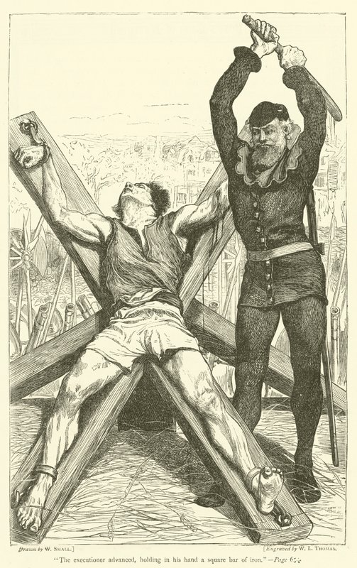 The executioner advanced, holding in his hand a square bar of iron by William Small