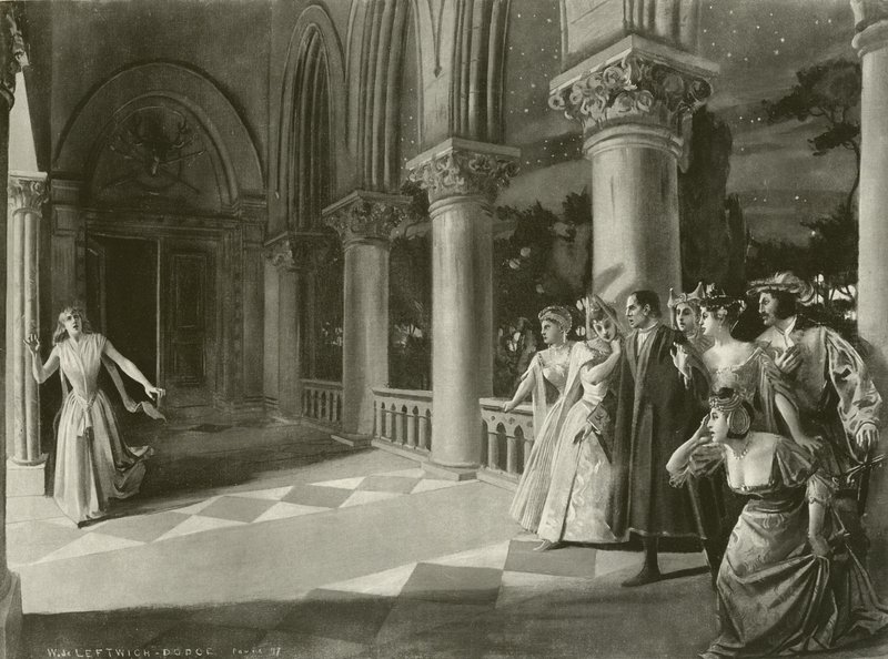 Lucia di Lammermoor, Act III Scene VI by William de Leftwich Dodge