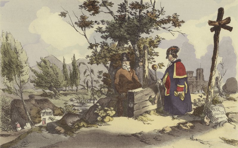 A Pillory by after Henri Bonaventure Monnier