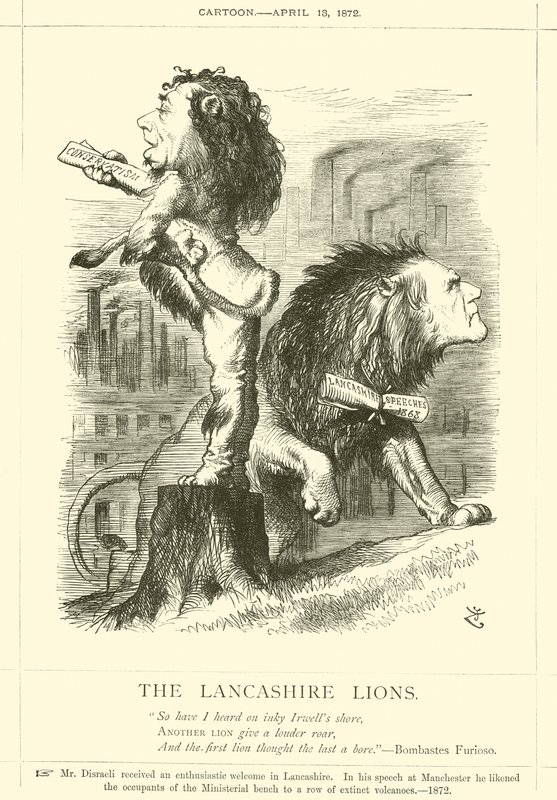 The Lancashire Lions by after John Tenniel