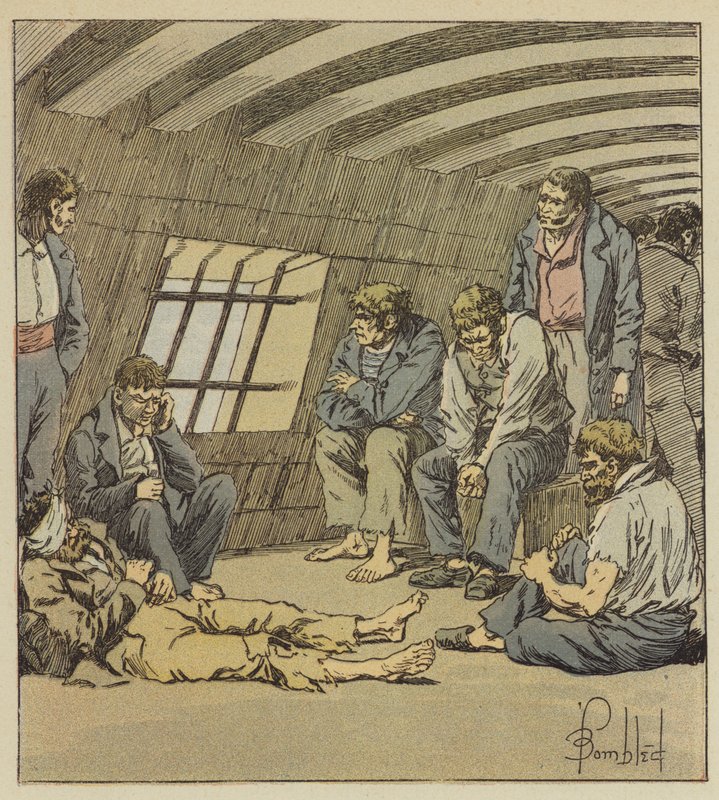 Most of our good sailors were prisoners in England by after Louis Charles Bombled