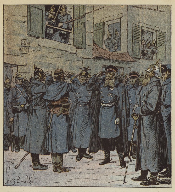 Captain Pendezec and General Treskow by after Louis Charles Bombled
