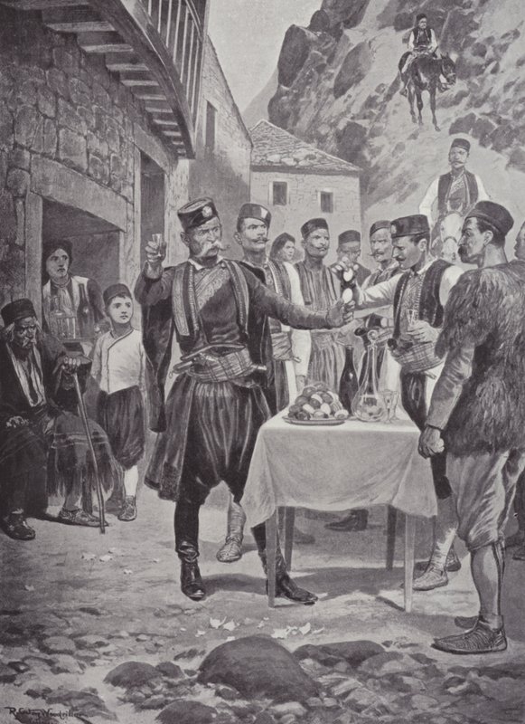 A Montenegrin Easter Custom by after Richard Caton II Woodville
