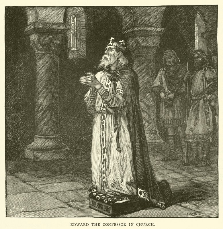 Edward the Confessor in Church by after William Henry Margetson
