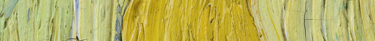 Starry Night (Vincent van Gogh), Detail: Leuchtender Mond