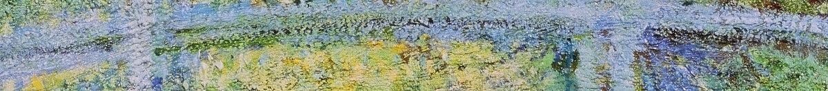 The Waterlily Pond with the Japanese Bridge (Claude Monet), Detail: Japanische Brücke, Geländer