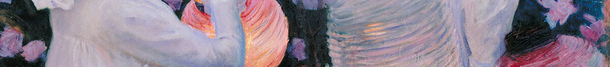 Carnation, Lily, Lily, Rose (John Singer Sargent), Detail: Mädchen mit leuchtendem Lampion
