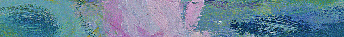 Waterlilies, 1916-19 (Claude Monet), Detail: Rosa Seerosenblüten