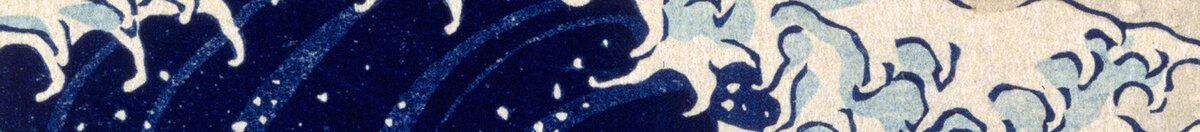 The Great Wave off Kanagawa, from the series '36 Views of Mount Fuji', 1831 (Katsushika Hokusai), Detail: Klauen der Großen Welle