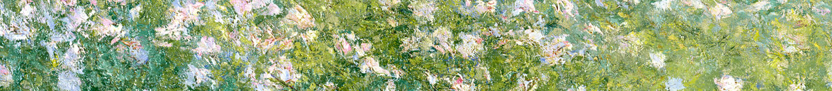 Effect of Spring, Giverny, 1890 (Claude Monet), Detail: Blühende Blumenwiese