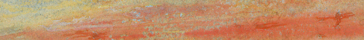 Sky Study (Joseph Mallord William Turner), Detail: Glühende Wolkenbänder