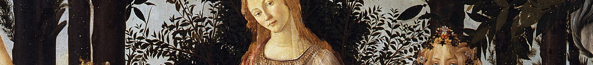 La Primavera (Sandro Botticelli), Detail: Venus im Zentrum