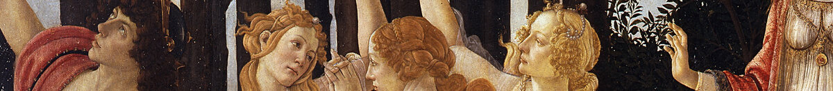 La Primavera (Sandro Botticelli), Detail: Die drei Grazien