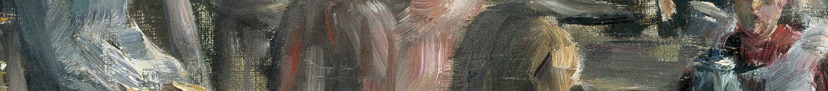The Terrace at the Restaurant Jacob in Nienstedten on the Elbe (Max Liebermann), Detail: Damen am Tisch