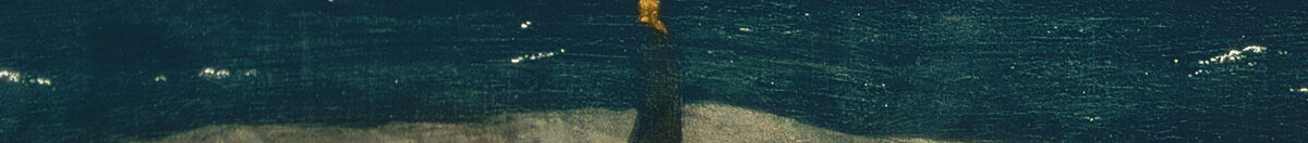 Monk by the Sea (Caspar David Friedrich), Detail: Mönch am Dünenrand