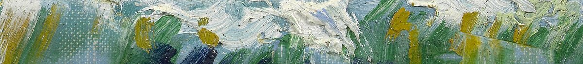 Seascape near Les Saintes-Maries-de-la-Mer (Vincent van Gogh), Detail: Grün-gelbe Wellenkämme
