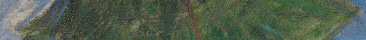 Woman with a Parasol (Claude Monet), Detail: Grüner Sonnenschirm