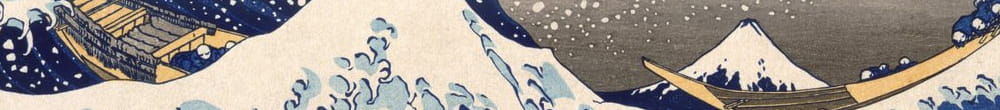 The Great Wave off Kanagawa (from the series '36 Views of Mt. Fuji', 1831) (Katsushika Hokusai)