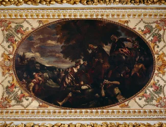 Defence of Scutari, Gallery ceiling, Chiswick House, London