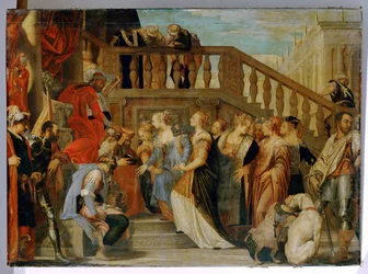 Esther Led before King Ahasuerus