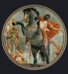 Marcus Curtius Sacrifices His Life