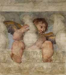 Angel Seated on a Balustrade