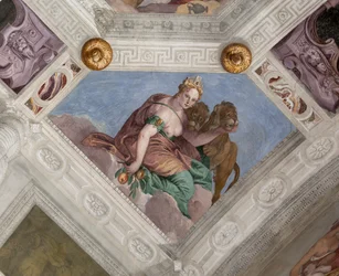 Paolo Caliari Known as Veronese, Fresco, Villa Barbaro, Maser, Italy