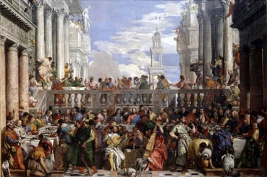 The Wedding at Cana (Miracle of the transformation of water into wine) by Veronese