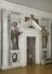 View of the Cruciform Room, circa 1561