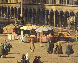 Piazza San Marco from Basilica towards Church of San Geminiano and Procuratie Nuove, Venice