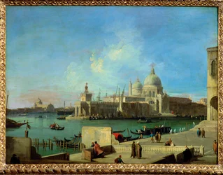 View of the Salute from the Entrance of the Grand Canal