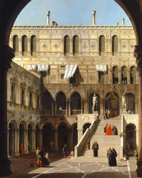 Venice, the Ducal Palace, the Scala dei Giganti