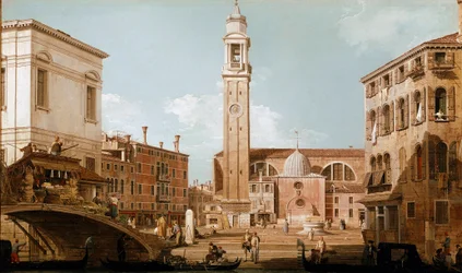 View of Campo dei Santi Apostoli in Venice
