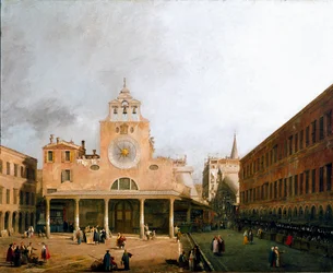 View of the Campo San Giacometto, Venice