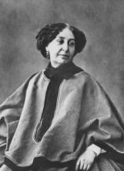 Portrait of George Sand (Aurore Dupin, Baronne Dudevant)