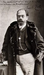 Portrait of Emile Zola (1840-1902) by Nadar