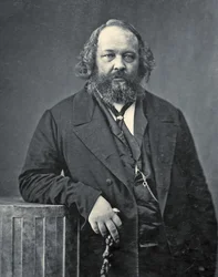 Portrait of Mikhail Aleksandrovich Bakunin (c.1860)
