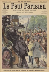 Arrest of a Man on Board a Paris Bus After He Fired Shots at a Passing Troop of Cavalry