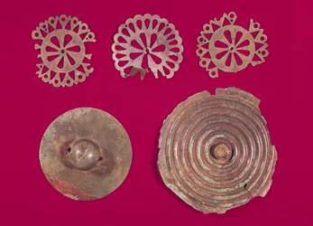 Fittings from a chariot, from the Tomb of a Princess of Vix