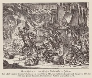 Atrocities committed by French troops in Holland in the Franco-Dutch War