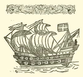 Illustration for The Roxburghe Ballads (woodcut)