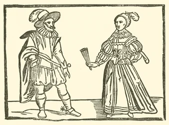 Illustration for The Roxburghe Ballads (woodcut)